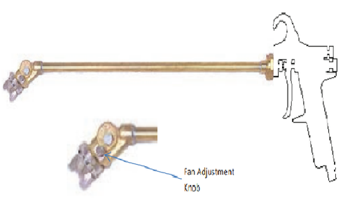 Binks Conventional Spray Gun Extention Style 