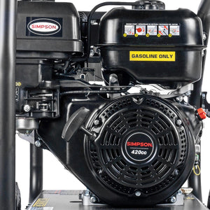 Simpson 65208 4400 PSI @ 4.0 GPM CRX 420cc w/ AAA® Triplex Plunger Pump Cold Water Professional Gas Pressure Washer (50-State)