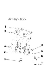 IWATA 04492870 Air Regulator Set (2 REGS)