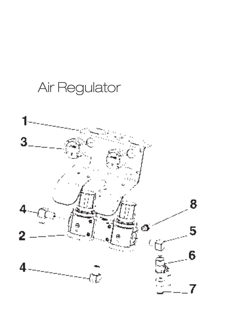 IWATA 04492870 Air Regulator Set (2 REGS)