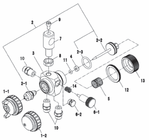 IWATA 93047982 2.0 Air Cap for TOF-5B/6B Auto Spray Guns