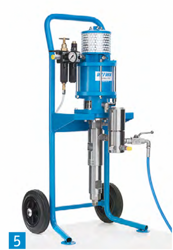 WIWA Profit Series Model 3010 10:1 1160 PSI Airless Sprayer Unit on Cart (Bare) - Carbon Steel