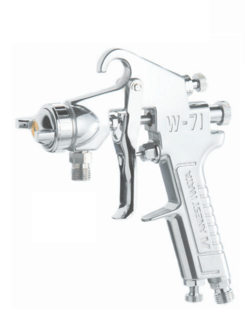 IWATA 3005 W-71 W71-02  Pressure Feed Spray Gun - Gun only
