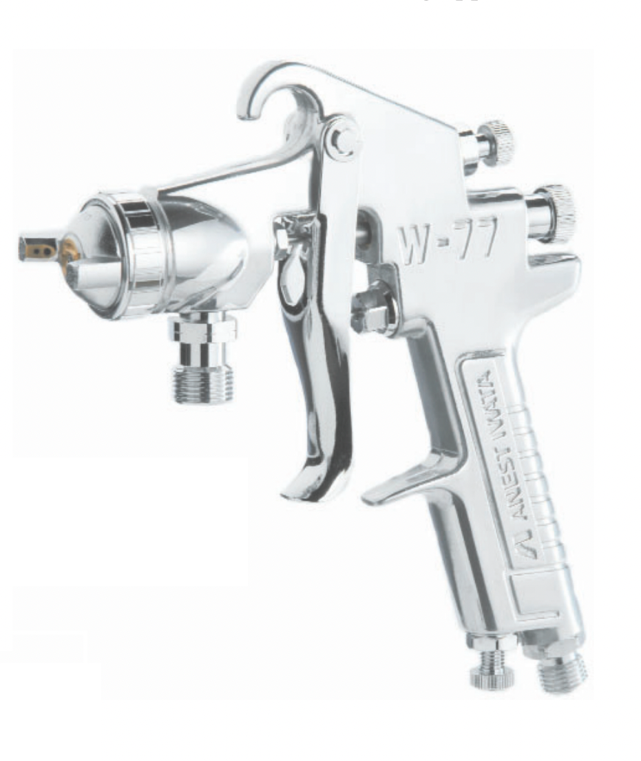 IWATA 3100 W-77 W77-0N SST Pressure Feed Spray Gun - Gun Only