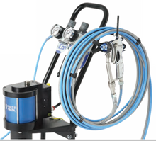 Load image into Gallery viewer, IWATA 140009A0-T ICON ICON-M233N-H2 30:1 Multi Spray Pump &amp; Kit - Assembled on Cart Frame &amp; Hopper Set