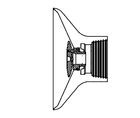 RANSBURG A13676-00 65mm Titanium Bell Cup Assembly
