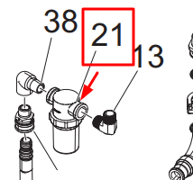 Graco 17L332 Pump Inlet Filter Kit