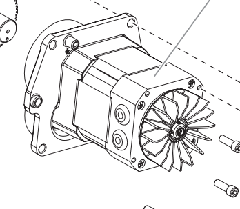 Titan 805-264A Impact 540/640 Motor Assembly