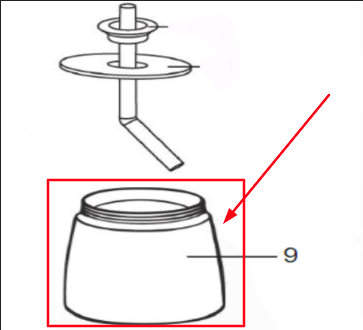 Wagner 0414336/414336 Fluid Cup Container