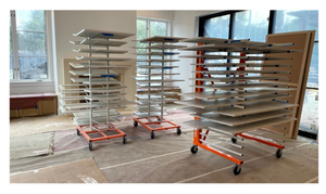 PaintLine PDREX PRO Expandable Drying Rack, 15 Shelves