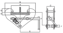 Load image into Gallery viewer, Tiger Lifting 10-tons Adjustable Beam Clamp BC