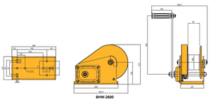 Tiger Lifting BHW-2600 Automatic Brake Hand Winch w/ Dual Handle