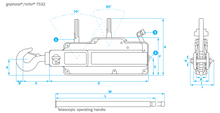 Load image into Gallery viewer, Griphoist®/Tirfor® T532D Wire Rope Hoist w/ 50 ft Assembly