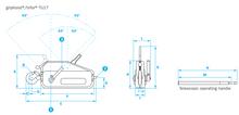 Load image into Gallery viewer, Griphoist®/Tirfor® TU17 Heavy Duty Wire Rope Hoist w/ 30 ft. Assembly