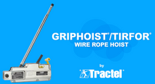 Load image into Gallery viewer, &lt;iframe width=&quot;1280&quot; height=&quot;720&quot; src=&quot;https://www.youtube.com/embed/tswqTIHEEBg&quot; title=&quot;Tractel’s Tirfor wire rope hoist&quot; frameborder=&quot;0&quot; allow=&quot;accelerometer; autoplay; clipboard-write; encrypted-media; gyroscope; picture-in-picture; web-share&quot; allowfullscreen&gt;&lt;/iframe&gt;