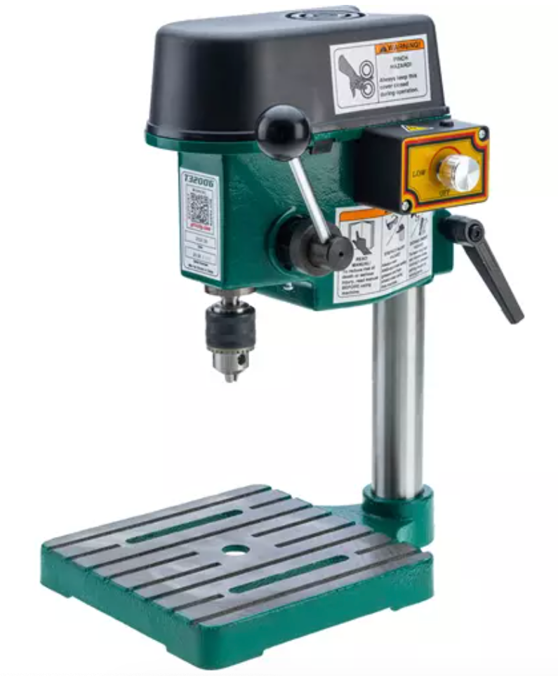 Grizzly T32006 - Variable-Speed Mini Benchtop Drill Press