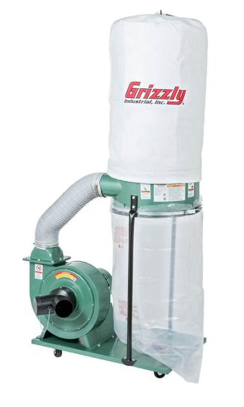 Grizzly G1028Z2 - 1-1/2 HP Portable Dust Collector