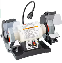 Load image into Gallery viewer, Shop Fox Tools 8&quot; Variable Speed Grinder with Work Light