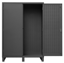 Load image into Gallery viewer, Durham SSC-602484-BDLP-95 Customizable Cabinet, 14 Gauge With Louvered Panel , 60 X 24 X 84