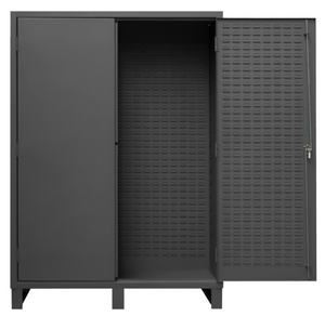 Durham SSC-602484-BDLP-95 Customizable Cabinet, 14 Gauge With Louvered Panel , 60 X 24 X 84