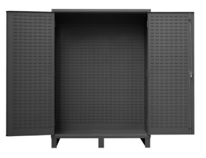 Durham SSC-602484-BDLP-95 Customizable Cabinet, 14 Gauge With Louvered Panel , 60 X 24 X 84
