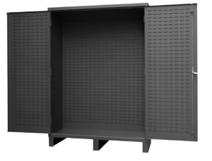 Durham SSC-602484-BDLP-95 Customizable Cabinet, 14 Gauge With Louvered Panel , 60 X 24 X 84