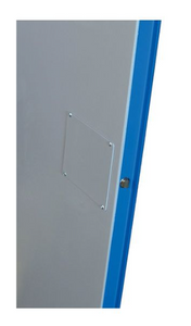 ChemCor® Hazardous Material Safety Cabinet, 60 Gal., 2 shelves, 2 s/c doors, Royal Blue