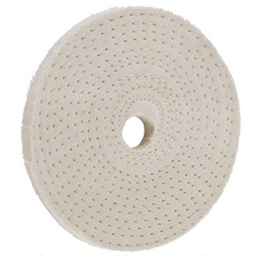 Woodstock Tools 4" x 30 Ply x 5/8" Spiral Sewn Buffing Wheel, 5000 RPM