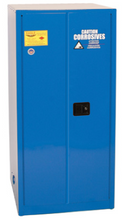 Load image into Gallery viewer, Eagle Acid &amp; Corrosive Metal Safety Cabinet, 60 Gal., 2 Shelves, 2 Door, Man. Close, Blue