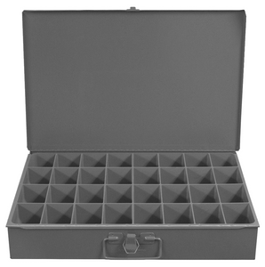 Durham 107-95 Large Steel Compartment Box, 32 Opening (4/pack)