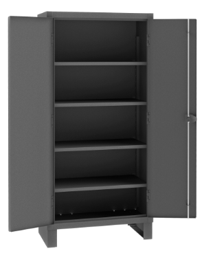 Durham 3703-4S-95 Cabinet, 14 Gauge, 4 Shelves , 48 X 24 X 78