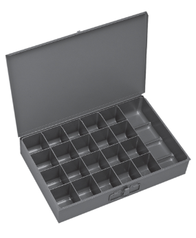 Durham 109-95 Large Steel Compartment Box, 21 Opening