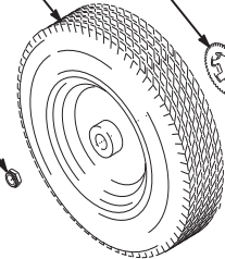 Graco 111020 Pneumatic Wheel