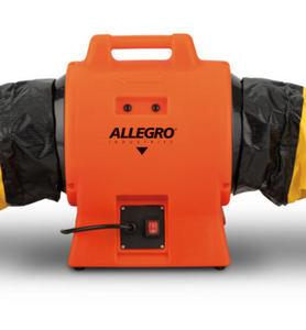 Allegro 8" Axial AC Inline Booster Plastic Blower