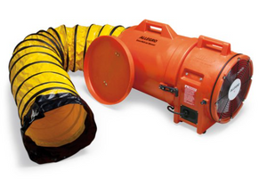 Allegro 12" Axial DC Plastic Blower w/ Canister & 25' Ducting, 49 lbs.