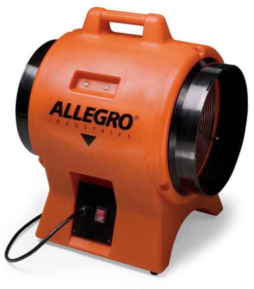 Allegro 12″ Axial Explosion-Proof (EX) Industrial Plastic Blower