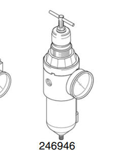 Graco 246946 Air Filter Regulator/Gauge