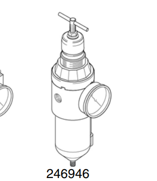 Graco 246946 Air Filter Regulator/Gauge
