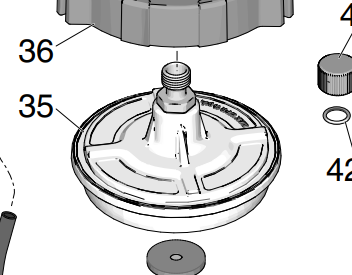 Graco 17P222 Lid, HVLP Cup