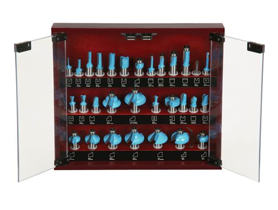 Woodstock Tools 30 pc. Carbide Tipped Router Bit Set 1/2