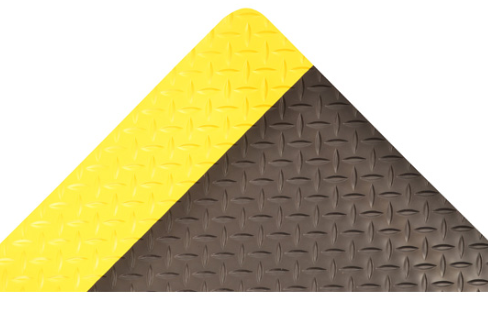 Justrite™ 479 Cushion Trax® 4X75 Black/Yellow