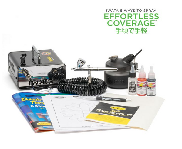 その他 iwata REAL AIRBRUSH TECHNIC COMPLETE Eclipse HP-CS 4207 Airbrush with 4 Cylinder Piston Airbrush