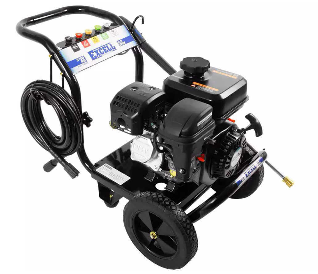 Excell 3100 PSI 2.8 GPM 212cc OHV Gas Pressure Washer