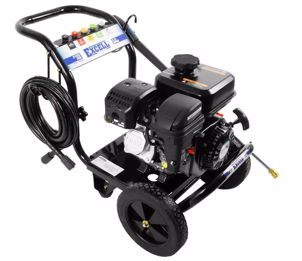 Excell 3100 PSI 2.8 GPM 212cc OHV Gas Pressure Washer