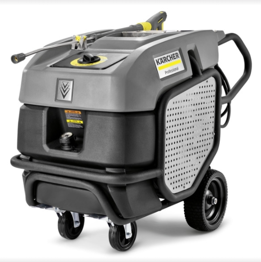 K'A'RCHER 3000 PSI @ 5.0 GPM 208-240V Three Phase 11hp 34a  Electric Hot Water High-Pressure Washer -  Diesel Heated