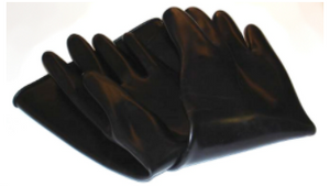 ALC 18" Rubber blast glove