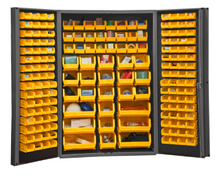 Load image into Gallery viewer, Durham DC48-176-95 Cabinet, 14 Gauge, 176 Yellow Bins , 48 X 24 X 72