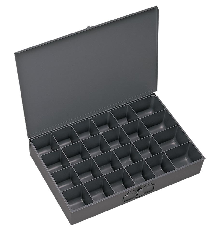 Durham 202-95 Small Steel Compartment Box, 24 Opening