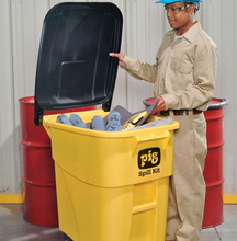 Load image into Gallery viewer, PIG® Spill Kit in High-Visibility Mobile Container