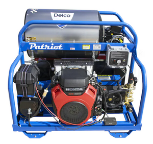 Delco 65013 Patriot 3000 PSI (Gas - Hot Water) Skid Pressure Washer w/ Generator, General Pump & Honda GX690 Engine